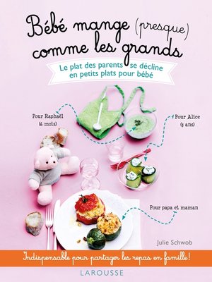 cover image of Bébé mange presque comme les grands